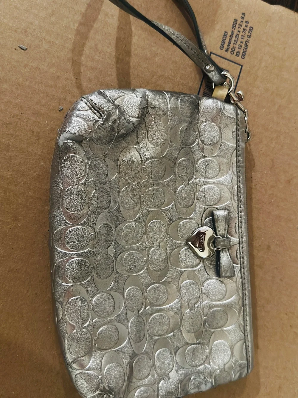 Coach authentic metallic